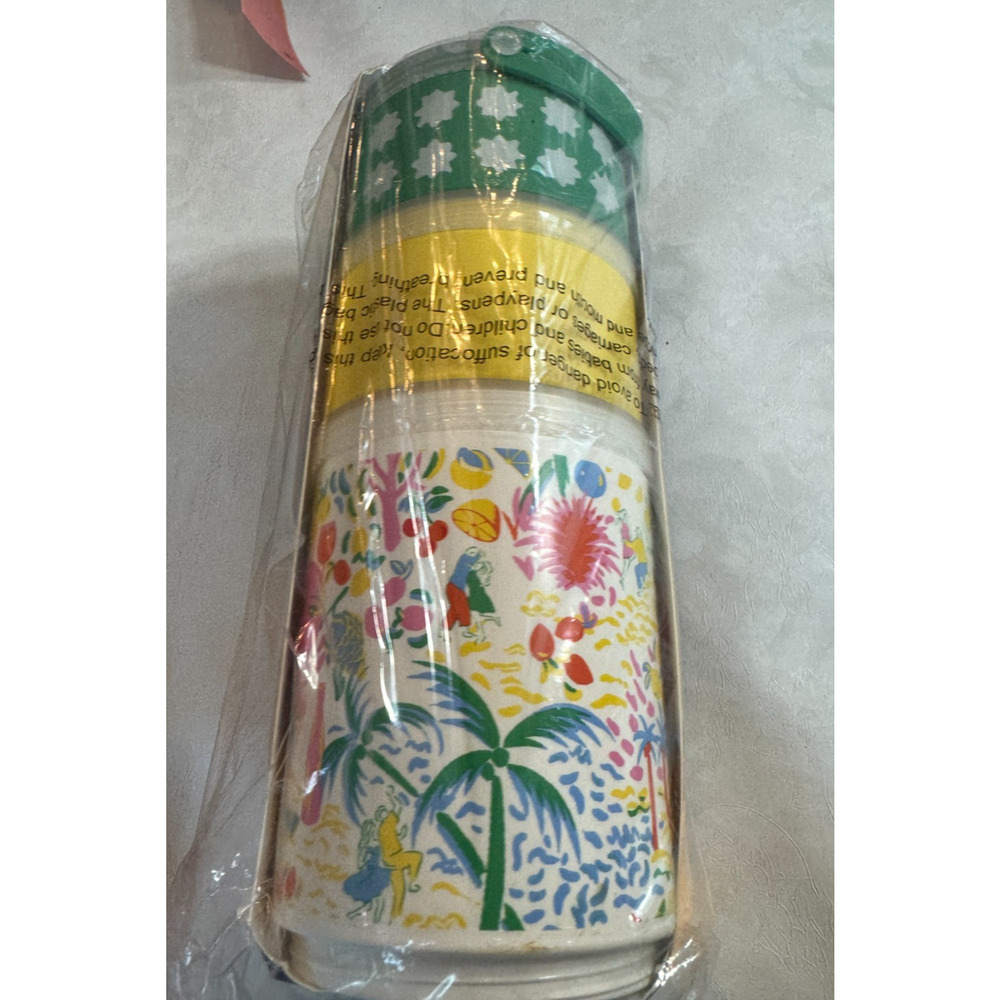 Roller Rabbit x Target Vacation Stackable Snacklebox Yellow/Green - Picture 4 of 5